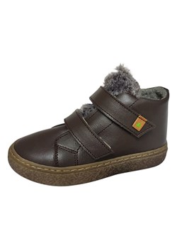 El Naturalista Skórzane sneakersy w kolorze ciemnobrązowym ze sklepu Limango Polska w kategorii Buty zimowe dziecięce - zdjęcie 163673447