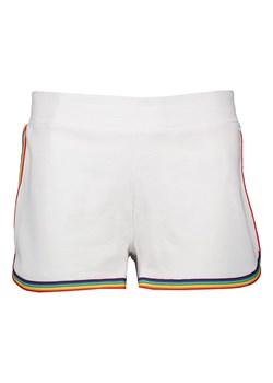 LASCANA Szorty dresowe &quot;Rainbow&quot; w kolorze białym ze sklepu Limango Polska w kategorii Szorty - zdjęcie 163674999