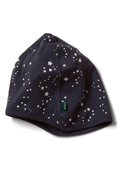 Little Green Radicals Czapka &quot;Starry night&quot; w kolorze granatowym ze sklepu Limango Polska w kategorii Czapki dziecięce - zdjęcie 163675795