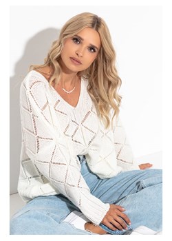 fobya Sweter w kolorze kremowym ze sklepu Limango Polska w kategorii Swetry damskie - zdjęcie 163676216