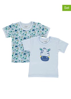 lamino Koszulki (2 szt.) w kolorze błękitnym ze sklepu Limango Polska w kategorii Koszulki niemowlęce - zdjęcie 163677086