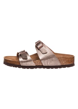 Birkenstock Klapki "Sydney" w kolorze szarobrązowym ze sklepu Limango Polska w kategorii Klapki damskie - zdjęcie 163680025