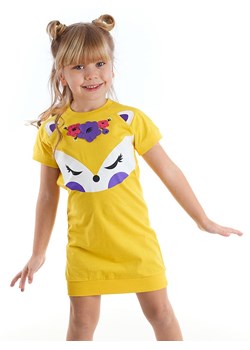 Denokids Sukienka &quot;Fox&quot; w kolorze żółtym ze sklepu Limango Polska w kategorii Sukienki dziewczęce - zdjęcie 163681377