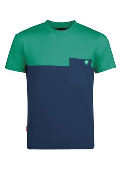 Trollkids Koszulka funkcyjna &quot;Bergen&quot; w kolorze granatowo-zielonym ze sklepu Limango Polska w kategorii T-shirty chłopięce - zdjęcie 163681849