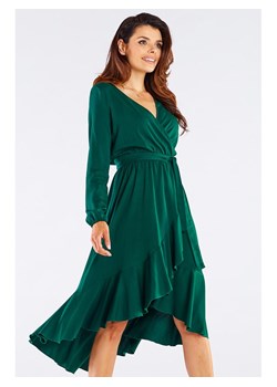 Awama Sukienka w kolorze ciemnozielonym ze sklepu Limango Polska w kategorii Sukienki - zdjęcie 163682268