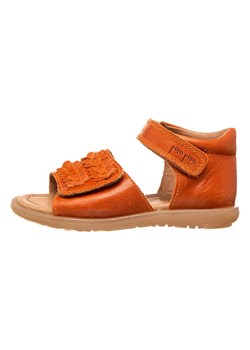 POM POM Skórzane sandały w kolorze jasnobrązowym ze sklepu Limango Polska w kategorii Sandały dziecięce - zdjęcie 163685438