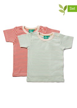 Little Green Radicals Koszulki (2 szt.) w kolorze błękitnym i czerwonym ze sklepu Limango Polska w kategorii T-shirty chłopięce - zdjęcie 163685866