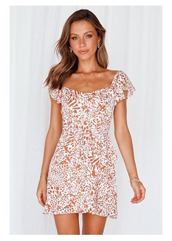 Pretty Summer Sukienka w kolorze biało-karmelowym ze sklepu Limango Polska w kategorii Sukienki - zdjęcie 163686517