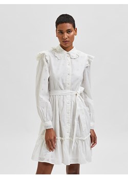 SELECTED FEMME Sukienka &quot;Brody&quot; w kolorze białym ze sklepu Limango Polska w kategorii Sukienki - zdjęcie 163686736
