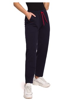 Be Wear Spodnie dresowe w kolorze granatowym ze sklepu Limango Polska w kategorii Spodnie damskie - zdjęcie 163686777