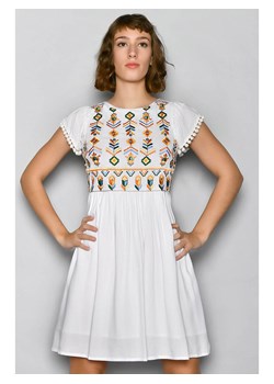 H.H.G. Sukienka w kolorze białym ze wzorem ze sklepu Limango Polska w kategorii Sukienki - zdjęcie 163687639