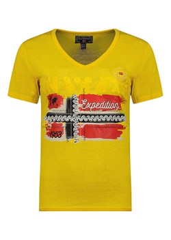 Geographical Norway Koszulka w kolorze żółtym ze sklepu Limango Polska w kategorii Bluzki damskie - zdjęcie 163688398