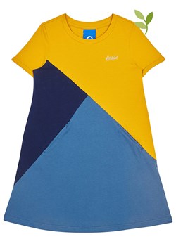 finkid Sukienka &quot;Merkortti&quot; w kolorze niebiesko-żółtym ze sklepu Limango Polska w kategorii Sukienki dziewczęce - zdjęcie 163689147