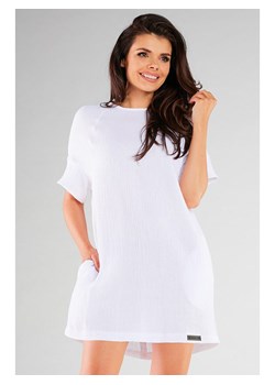 INFINITE YOU Sukienka w kolorze białym ze sklepu Limango Polska w kategorii Sukienki - zdjęcie 163689755