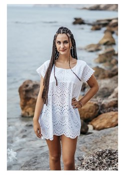 Isla Bonita by SIGRIS Bluzka w kolorze białym ze sklepu Limango Polska w kategorii Bluzki damskie - zdjęcie 163690738