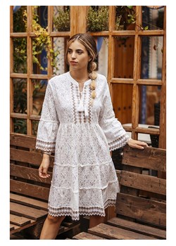 Isla Bonita by SIGRIS Sukienka w kolorze białym ze sklepu Limango Polska w kategorii Sukienki - zdjęcie 163690748