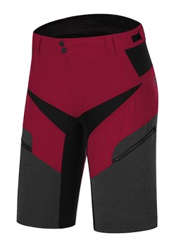 Protective Szorty kolarskie "Life is Wild" w kolorze bordowo-czarnym - id: 12977672 - marki Protective - 163693789 Protective Szorty kolarskie "Life is Wild" w kolorze bordowo-czarnym ze sklepu Limango Polska w kategorii Spodenki męskie - zdjęcie 163693789