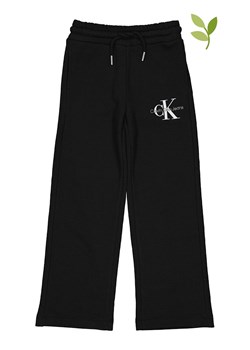 Calvin Klein Spodnie dresowe w kolorze czarnym ze sklepu Limango Polska w kategorii Spodnie dziewczęce - zdjęcie 163696339