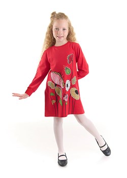 Denokids Sukienka w kolorze czerwonym ze sklepu Limango Polska w kategorii Sukienki dziewczęce - zdjęcie 163697996
