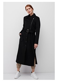 PATRIZIA ARYTON Płaszcz w kolorze czarnym ze sklepu Limango Polska w kategorii Płaszcze damskie - zdjęcie 163699317