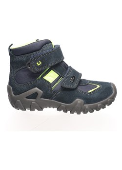 Lurchi Skórzane botki zimowe "Mats" w kolorze granatowym ze sklepu Limango Polska w kategorii Buty zimowe dziecięce - zdjęcie 163700339