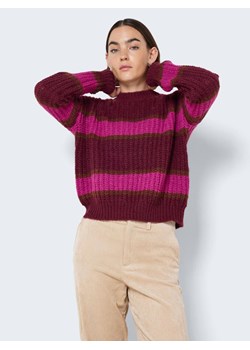 Noisy may Sweter &quot;Adele&quot; w kolorze bordowo-różowym ze sklepu Limango Polska w kategorii Swetry damskie - zdjęcie 163704506