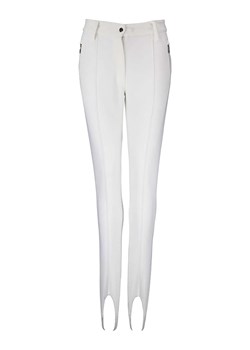 Peak Mountain Spodnie narciarskie &quot;Afizzli&quot; w kolorze białym ze sklepu Limango Polska w kategorii Spodnie damskie - zdjęcie 163705726