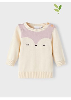 name it Sweter &quot;Ona&quot; w kolorze kremowym ze sklepu Limango Polska w kategorii Bluzy i swetry - zdjęcie 163707868