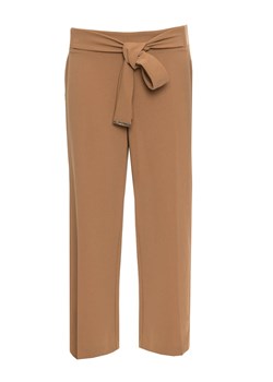 Calvin Klein Spodnie w kolorze jasnobrązowym ze sklepu Limango Polska w kategorii Spodnie damskie - zdjęcie 163717375