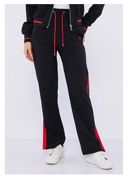 GIORGIO DI MARE Spodnie dresowe w kolorze czarno-czerwonym ze sklepu Limango Polska w kategorii Spodnie damskie - zdjęcie 163717706