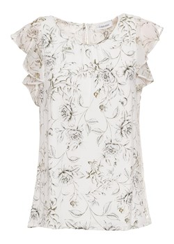 Calvin Klein Top w kolorze białym ze sklepu Limango Polska w kategorii Bluzki damskie - zdjęcie 163724408