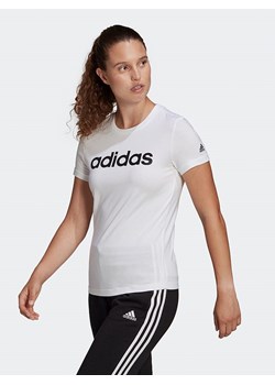 adidas Koszulka &quot;Lin&quot; w kolorze białym ze sklepu Limango Polska w kategorii Bluzki damskie - zdjęcie 163725528