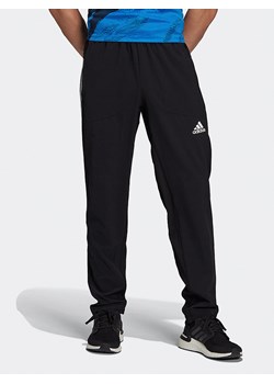 adidas Spodnie sportowe &quot;M TI WV PT&quot; w kolorze czarno-białym ze sklepu Limango Polska w kategorii Spodnie męskie - zdjęcie 163725608