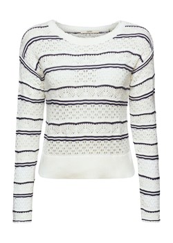 ESPRIT Sweter w kolorze biało-granatowym ze sklepu Limango Polska w kategorii Swetry damskie - zdjęcie 163727049