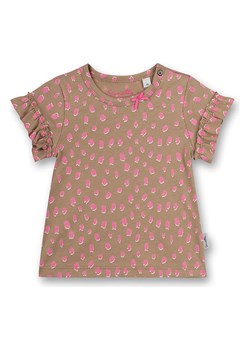 Sanetta Kidswear Koszulka &quot;Lovely Leo&quot; w kolorze jasnobrązowo-różowym ze sklepu Limango Polska w kategorii Koszulki niemowlęce - zdjęcie 163728618
