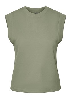 Pieces Koszulka w kolorze zielonym ze sklepu Limango Polska w kategorii Bluzki damskie - zdjęcie 163735549