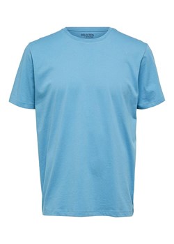 SELECTED HOMME Koszulka &quot;Aspen&quot; w kolorze niebieskim ze sklepu Limango Polska w kategorii T-shirty męskie - zdjęcie 163737516