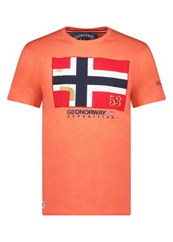 Geographical Norway Koszulka w kolorze pomarańczowym ze sklepu Limango Polska w kategorii T-shirty męskie - zdjęcie 163737966