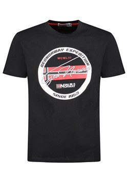 Geographical Norway Koszulka &quot;Jaris&quot; w kolorze czarnym ze sklepu Limango Polska w kategorii T-shirty męskie - zdjęcie 163738065