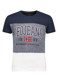 Geographical Norway Koszulka w kolorze granatowo-szarym ze sklepu Limango Polska w kategorii T-shirty męskie - zdjęcie 163738085