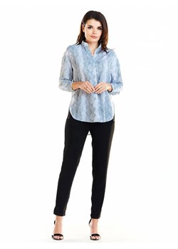 Awama Bluzka w kolorze szaro-niebieskim ze wzorem ze sklepu Limango Polska w kategorii Koszule damskie - zdjęcie 163740936