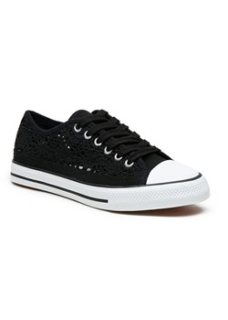 Foreverfolie Sneakersy w kolorze czarnym ze sklepu Limango Polska w kategorii Trampki damskie - zdjęcie 163746167