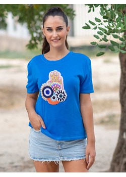 Isla Bonita by SIGRIS Koszulka w kolorze niebieskim ze sklepu Limango Polska w kategorii Bluzki damskie - zdjęcie 163748469