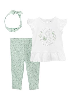 carter&apos;s 3-częściowy zestaw w kolorze zielono-białym ze sklepu Limango Polska w kategorii Komplety niemowlęce - zdjęcie 163748579