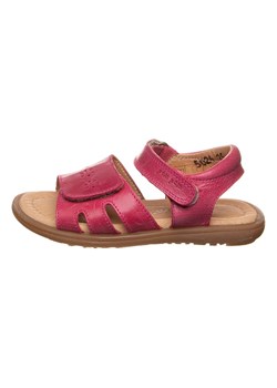 POM POM Skórzane sandały w kolorze różowym ze sklepu Limango Polska w kategorii Sandały dziecięce - zdjęcie 163749036
