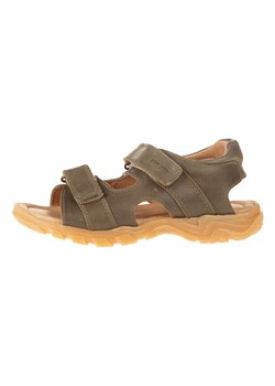 POM POM Skórzane sandały w kolorze khaki ze sklepu Limango Polska w kategorii Sandały dziecięce - zdjęcie 163749096