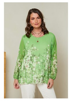 Curvy Lady Bluzka w kolorze zielonym ze sklepu Limango Polska w kategorii Bluzki damskie - zdjęcie 163750408