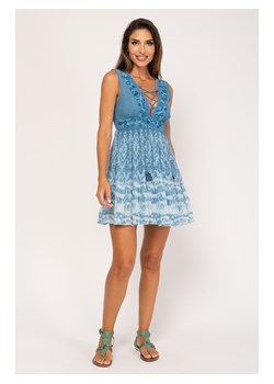 Peace &amp; Love Sukienka w kolorze błękitnym ze sklepu Limango Polska w kategorii Sukienki - zdjęcie 163752768