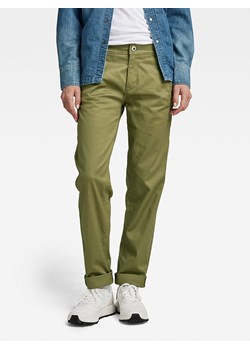 G-Star Spodnie chino w kolorze oliwkowym ze sklepu Limango Polska w kategorii Spodnie damskie - zdjęcie 163753388