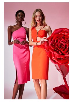 trendyol Sukienka w kolorze różowym ze sklepu Limango Polska w kategorii Sukienki - zdjęcie 163757216